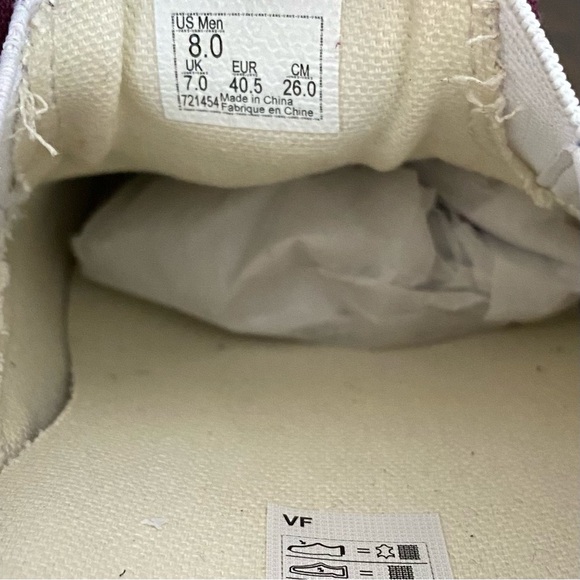 Vans Skateboarding Pop Cushion Duracap Men’s Blue & Red Slip On Shoes Size 8 - Picture 9 of 9